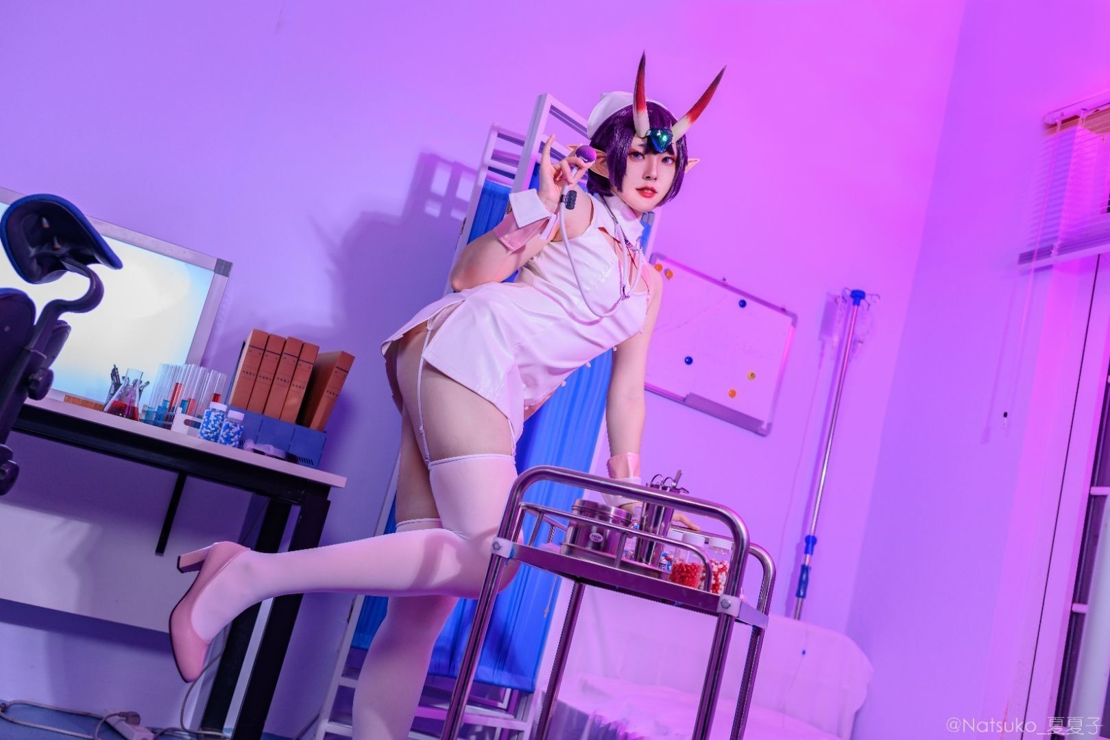 图片[1]-Natsuko夏夏子 – NO.019 Shuten Douji Nurse[12P]-XikXak